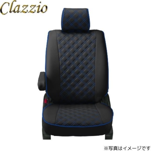 クラッツィオ シートカバー キルティングタイプ ムーヴ L150S/L160S ブラック×ブルーステッチ Clazzio ED-0656 送料無料 13,352円