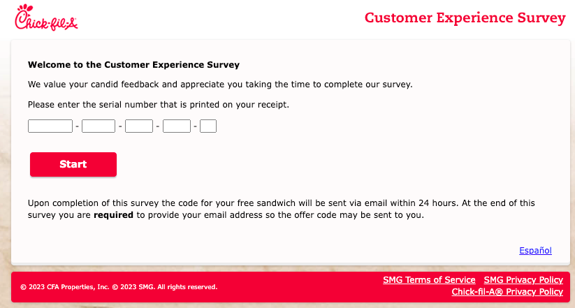 How To Get A Free Chick-Fil-A Sandwich - Survey$2Cash